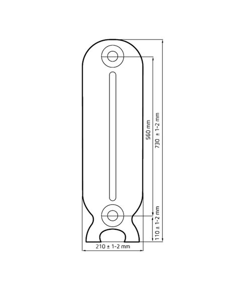 Sheffield - чугунный дизайн радиатор