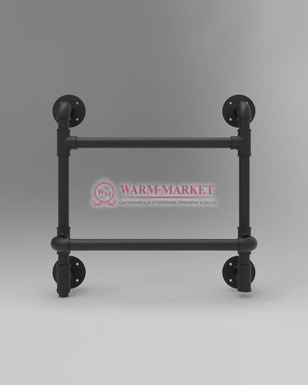 Classic Loft P- классический полотенцесушитель с полкой в стиле лофт