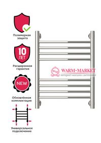 Mini 500х400 - узкий полотенцесушитель из нержавеющей стали 400 мм. шириной