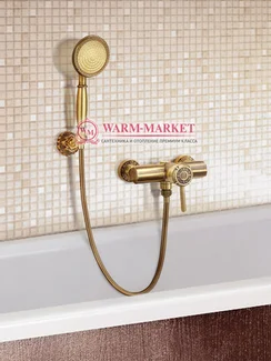 Бронзовый смеситель для душа без излива Windsor в ретро стиле