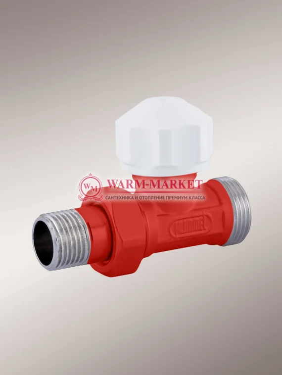 Узел термостатический Hummel прямой ¾, красный