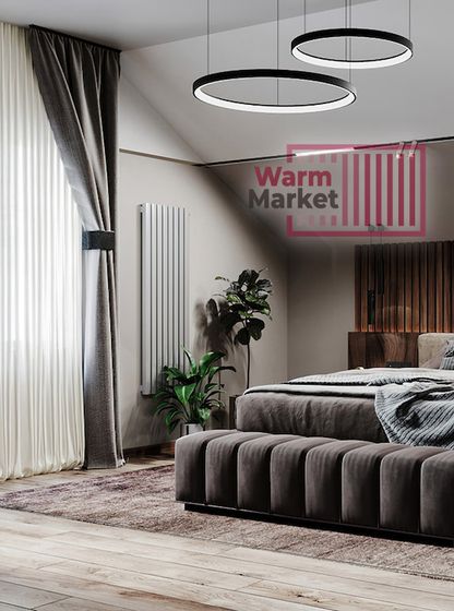 Kvadro 60х60 V - вертикальный трубчатый радиатор высотой 1500 мм, 6 секций