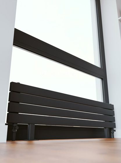 Bareng Temper ZN 800 - напольный трубчатый радиатор шириной 800 мм, нижнее разнесенное подключение