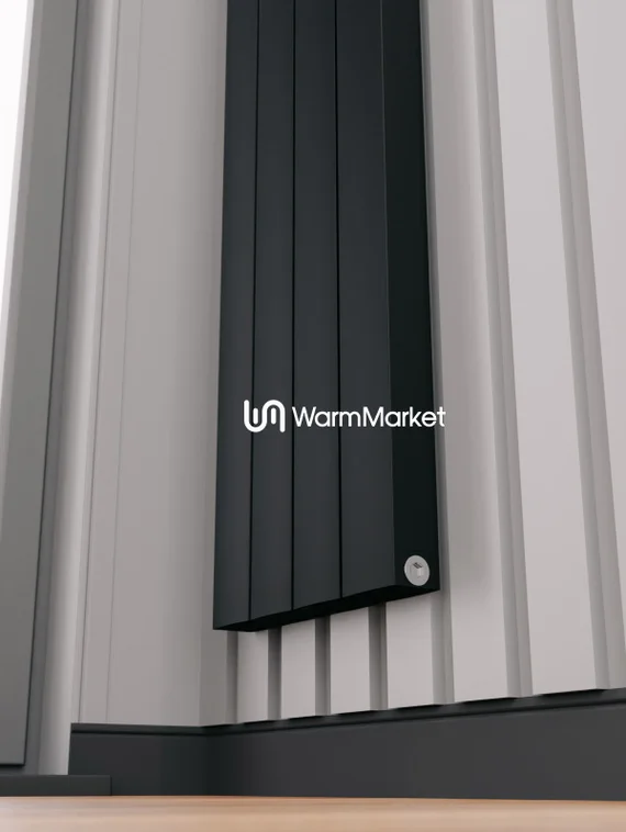 Axxinot Barkas V 2500 - вертикальный алюминиевый радиатор высотой 2530 мм