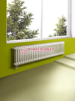 Трубчатый радиатор Dia Norm 2057-32 секции, двухтрубный с нижним правым/левым подключением с вентилем.