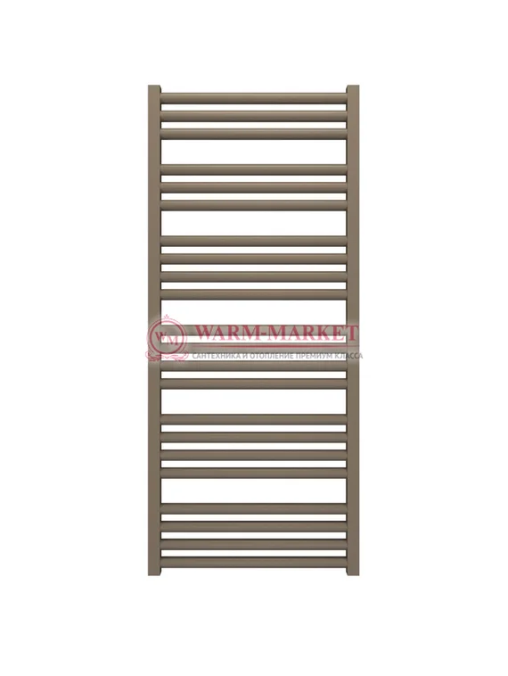 Mandarino Tubo 500х1200 - цветной полотенцесушитель из анодированного алюминия, модель 22/120