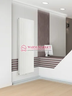 Narbonne V 20-2200 - вертикальный конвектор высотой 2200 мм с боковым подключением