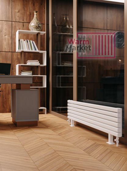 Axxinot Fortalla 40х40 ZN - горизонтальный радиатор на ножках шириной 800 мм, 3 секции