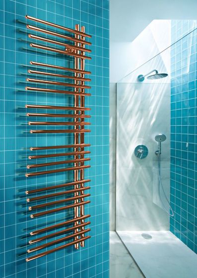 Brigantina L - дизайн полотенцесушитель бронза