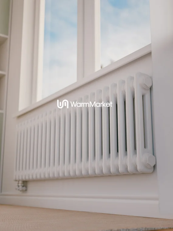 Bareng Softy 2037 - двухтрубный трубчатый радиатор высотой 370 мм, нижнее подключение