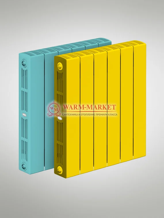 Rifar Supremo Ral 500 - цветной биметаллический радиатор с боковым подключением