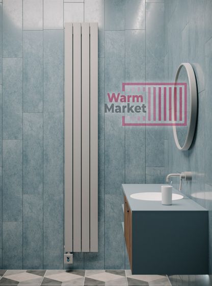 Axxinot Adero 30х60 VE - вертикальный электрический радиатор высотой 2000 мм, 5 секций