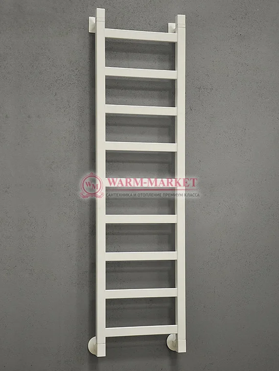 Quadro EQ1 - узкий электрический дизайн-полотенцесушитель с терморегулятором из нержавеющей стали