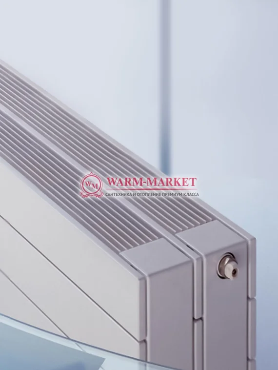 NARBONNE 22 286 – низкий конвектор высотой 286 мм с боковым подключением