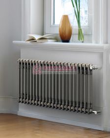 Трубчатый радиатор Zehnder Charleston Technoline 4045 в цвете прозрачный лак