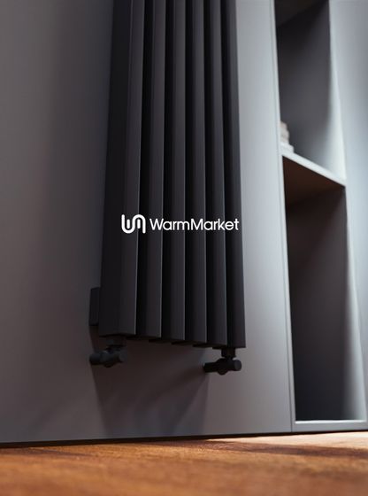 Bareng Select V 1250 - вертикальный трубчатый радиатор высотой 1250 мм, нижнее разнесенное подключение