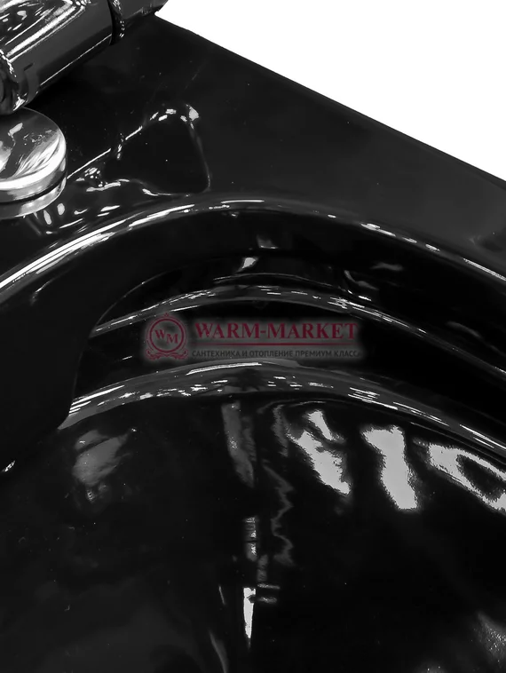 Унитаз Nilo 2303 nero черный глянцевый