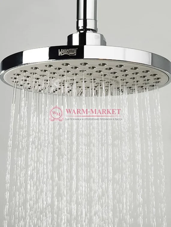 Встраиваемый комплект для душа с верхней душевой насадкой и лейкой черный А14029-Bl