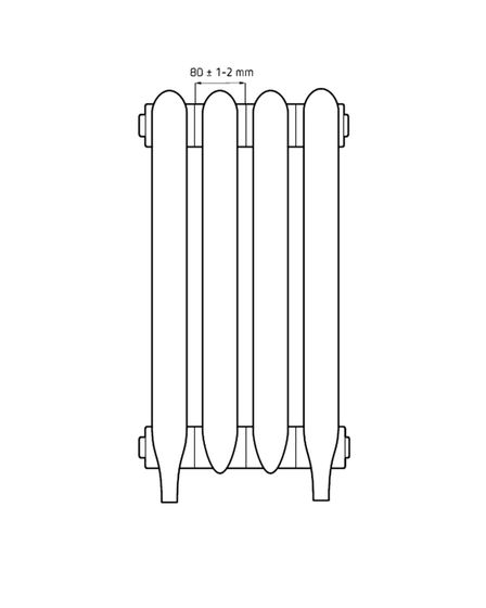 Barton - чугунный дизайн радиатор
