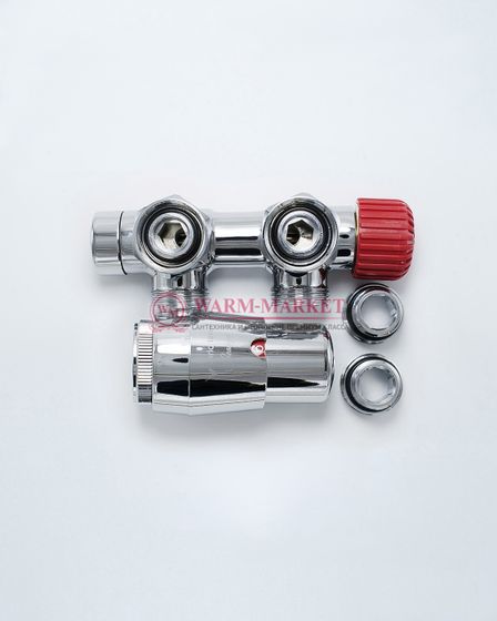 Узел нижнего подключения с термоголовкой Vario Term Twins All In