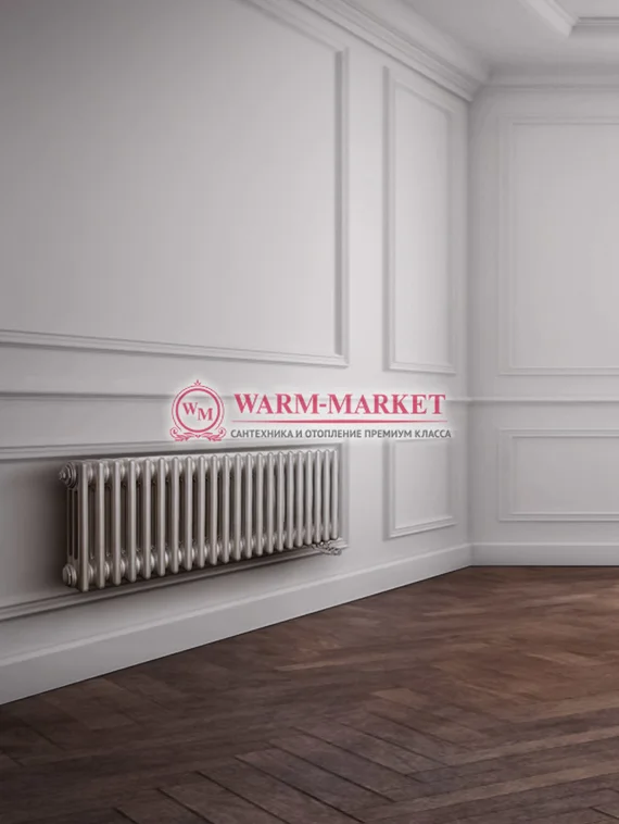 Трубчатый радиатор Dia Norm 3037 трехтрубный, боковое подключение