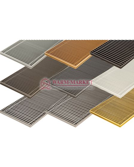 Внутрипольный конвектор Katherm QE с электрическим нагревательным элементом