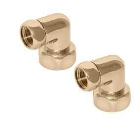 Переходник угловой бронзовый для подключения полотенцесушителя .