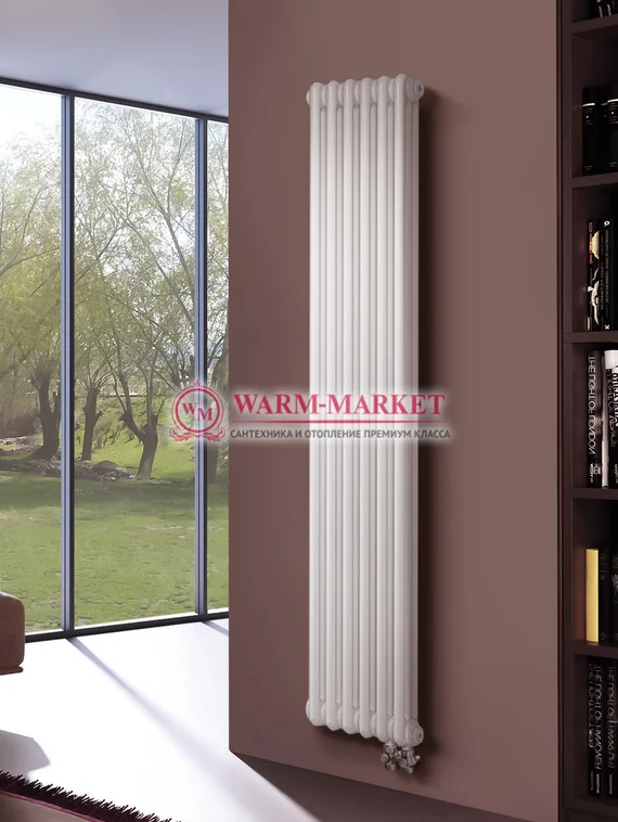 Вертикальный трубчатый радиатор Irsap Tesi RT 31800-6 №26, трехтрубный с нижним подключением