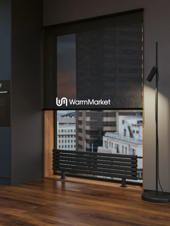 Bareng Tipe ZN 1500 - напольный трубчатый радиатор шириной 1500 мм, боковое подключение