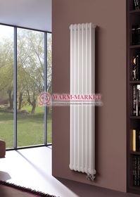 Вертикальный трубчатый радиатор Irsap Tesi RT 31800-6 №26, трехтрубный с нижним подключением.