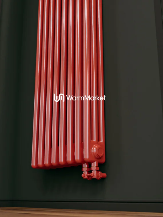 Bareng Softy 3120 - трехтрубный трубчатый радиатор высотой 1200 мм, нижнее подключение