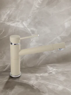 Timo Saona Champagne  - однорычажный смеситель для кухонной мойки