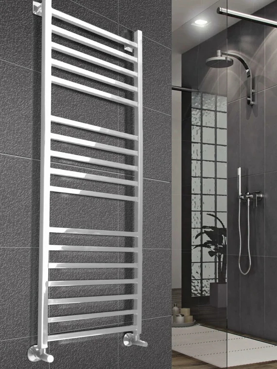 Quatro - водяной полотенцесушитель с квадратным профилем