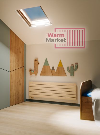 Axxinot Adero 30х60 Z - горизонтальный радиатор шириной 3000 мм, 2 секции