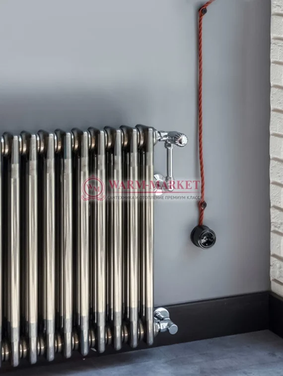 Радиатор Zehnder Technoline 3057 TL в цвете прозрачный лак боковое подключение