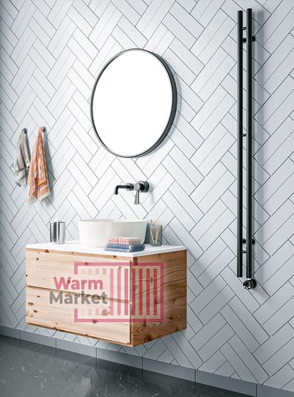 Axxinot Ture 2 E - узкий электрический  дизайн полотенцесушитель из нержавеющей стали