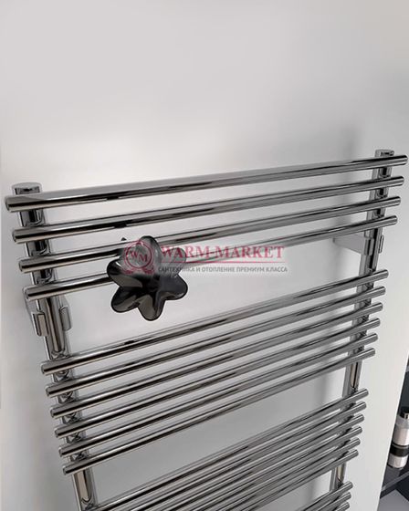 Полотенцесушитель Irsap Flauto из нержавеющей стали с горизонтальными закругленными трубками