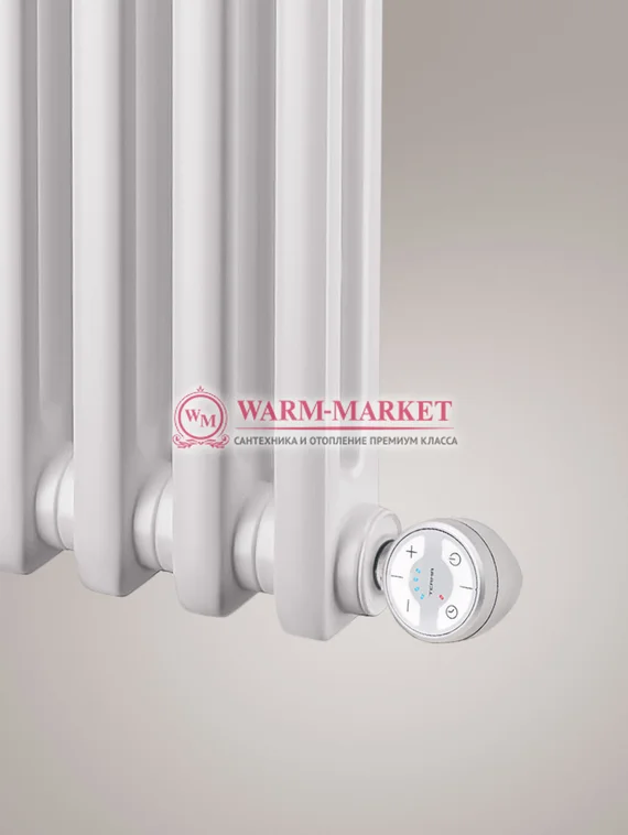Delta Electric 1800, 6 секций,  3 трубный - электрический вертикальный трубчатый радиатор
