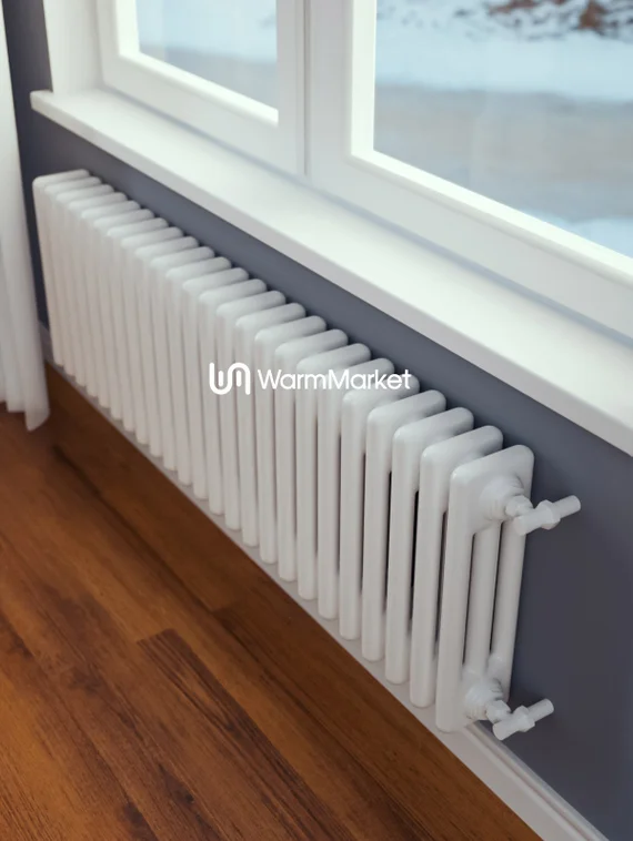 Bareng Softy 3040 - трехтрубный трубчатый радиатор высотой 400 мм, боковое подключение