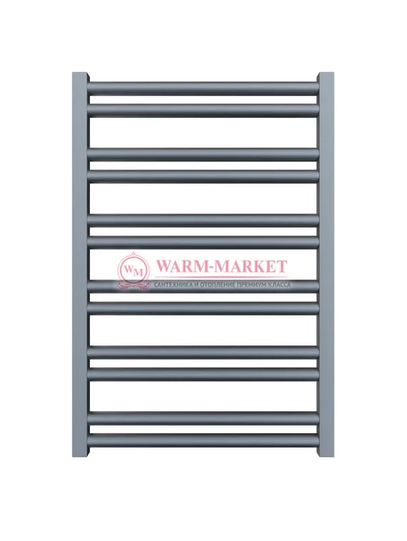 Mandarino Tubo 500х800 - цветной полотенцесушитель из анодированного алюминия, модель 12/21