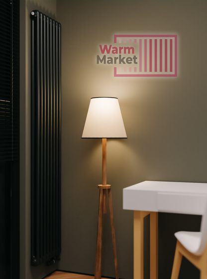 Rifar Tubog 2220 - двухтрубный трубчатый радиатор, нижнее подключение с термостатическим клапаном