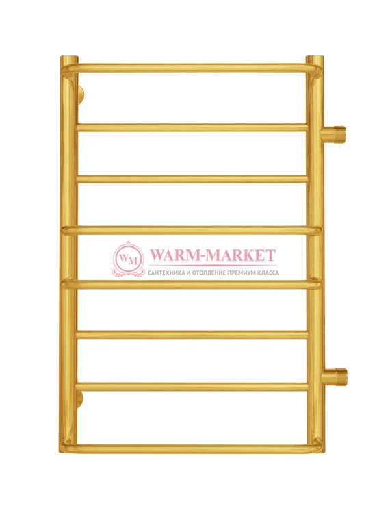 Евромикс П8 - водяной полотенцесушитель, боковое подключение, цвет золото