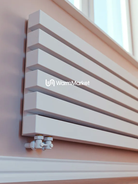 Bareng Livian Z 600 - горизонтальный трубчатый радиатор шириной 600 мм, нижнее левое подключение