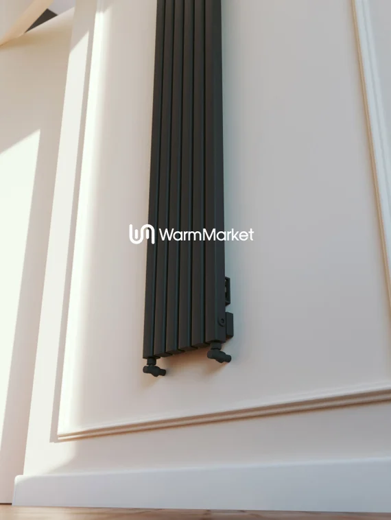 Bareng Tipe V 1500 - вертикальный трубчатый радиатор высотой 1500 мм, нижнее разнесенное подключение