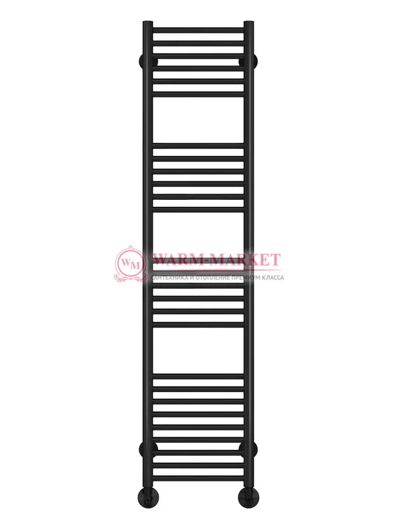 Аврора П27-1 - электрический полотенцесушитель, черный