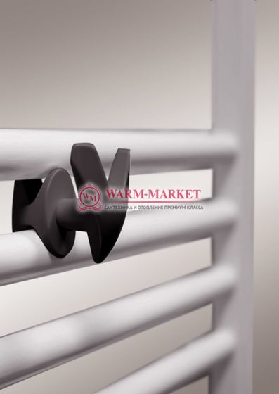 Крючок v-образный для полотенцесушителей и радиаторов черного цвета.