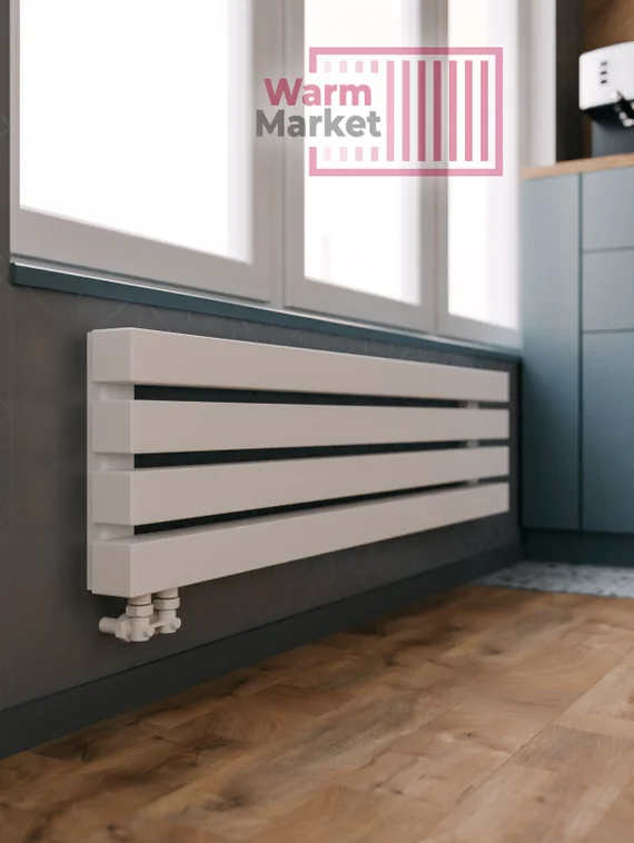 Axxinot Verde 60х60 Z - горизонтальный радиатор шириной 1500 мм, 2 секции