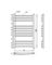 Полотенцесушитель электрический Solent Grevol SR-014 800х500 П11 белый