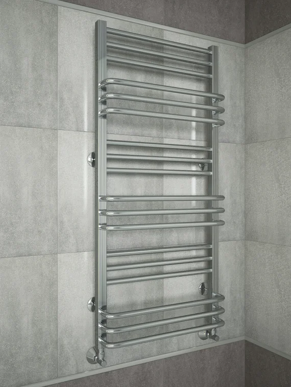 Sorento E - электрический полотенцесушитель с чередующимися полками.