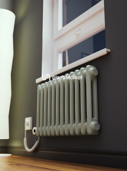 Bareng Softy Electric 2037 - электрический двухтрубный трубчатый радиатор высотой 370мм